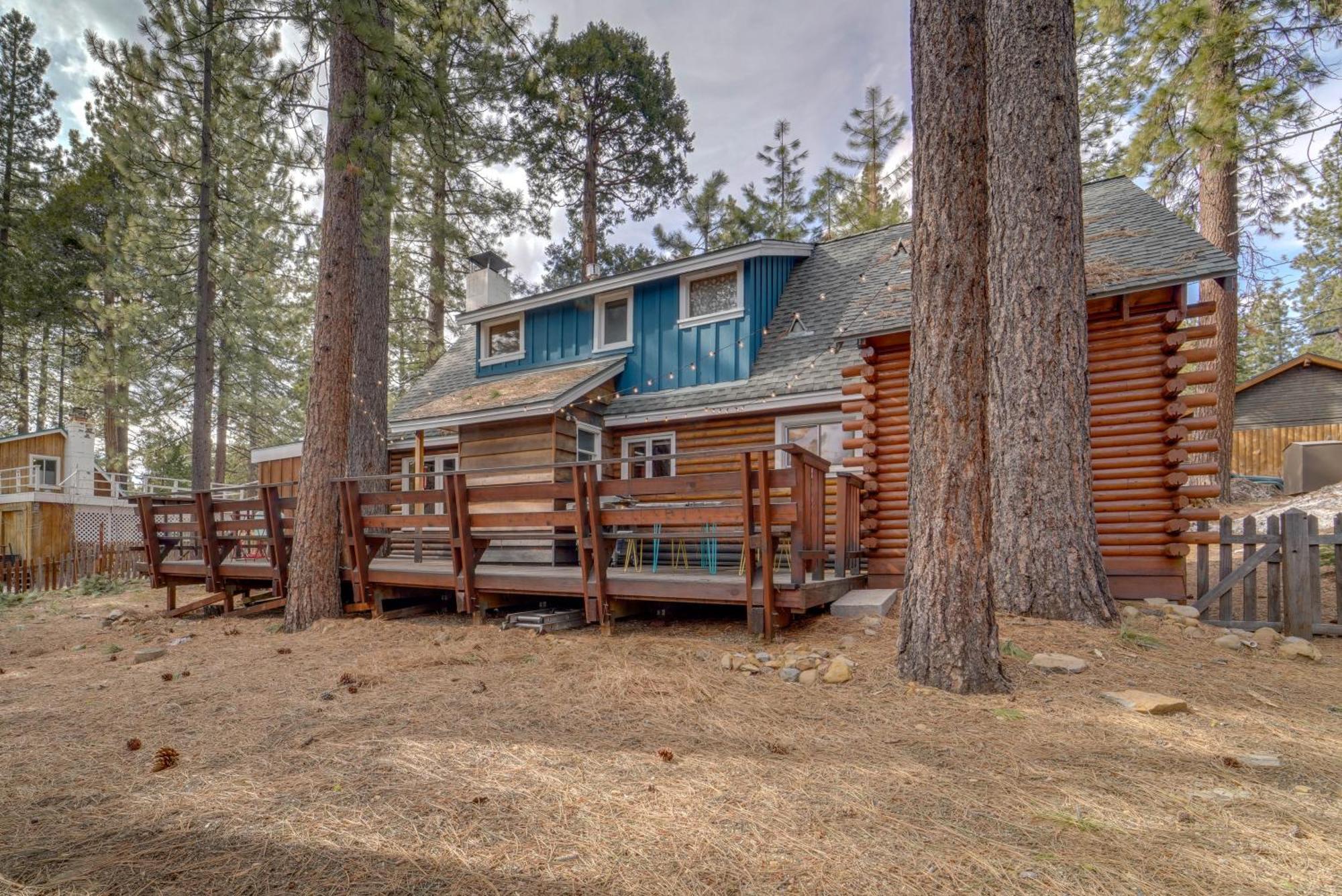 Boutique And Artsy Log Cabin In North Lake Tahoe! Vila Kings Beach Exterior foto